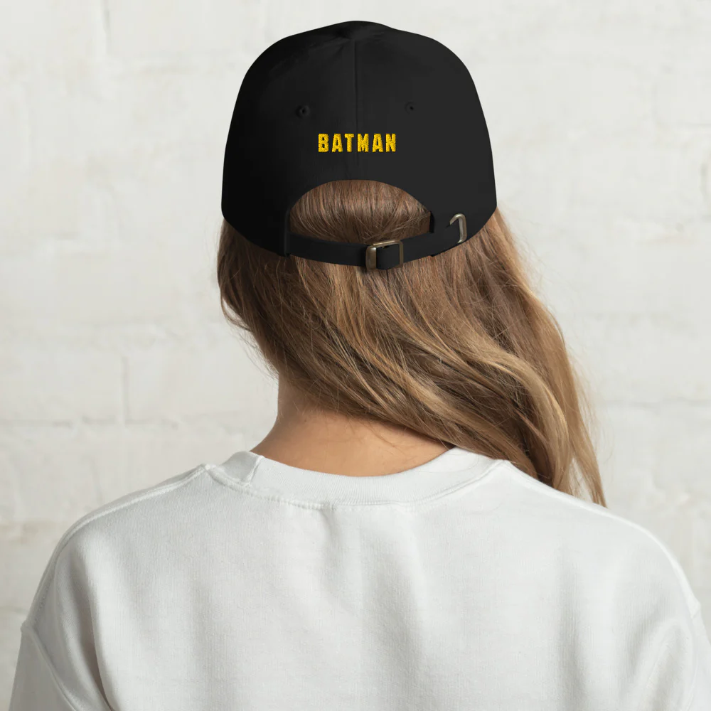 BATMAN (1989) Batman Logo Embroidered Dad Hat - Image 11