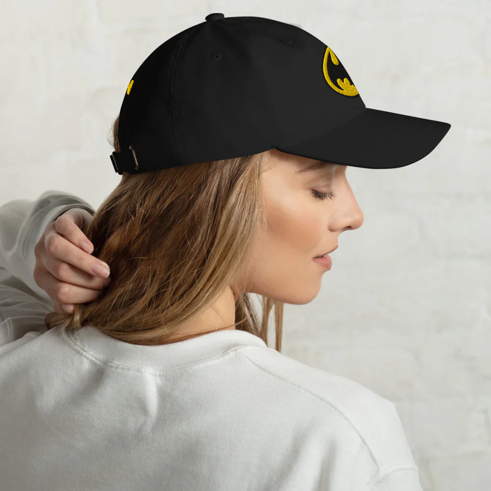BATMAN (1989) Batman Logo Embroidered Dad Hat - Image 12
