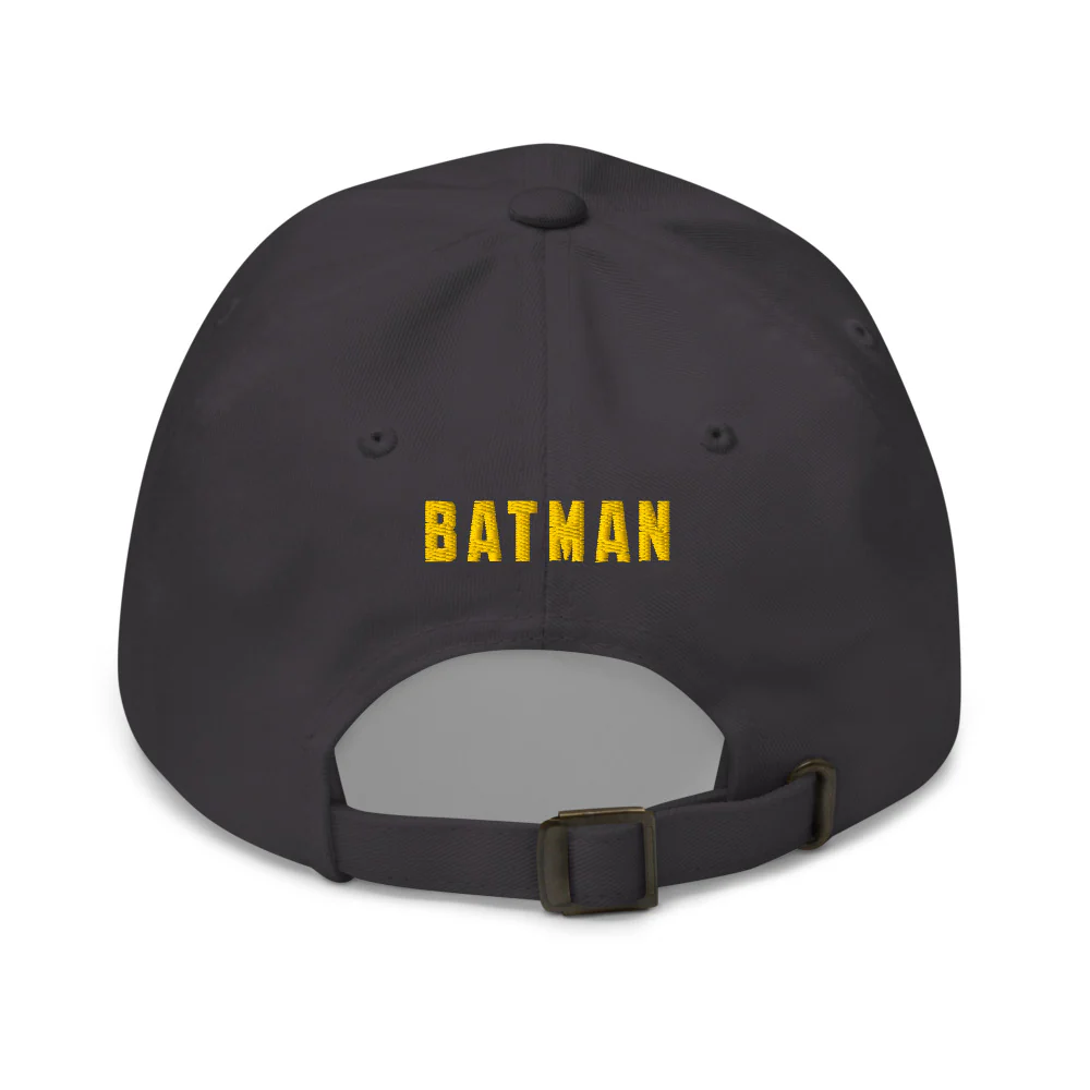 BATMAN (1989) Batman Logo Embroidered Dad Hat - Image 4
