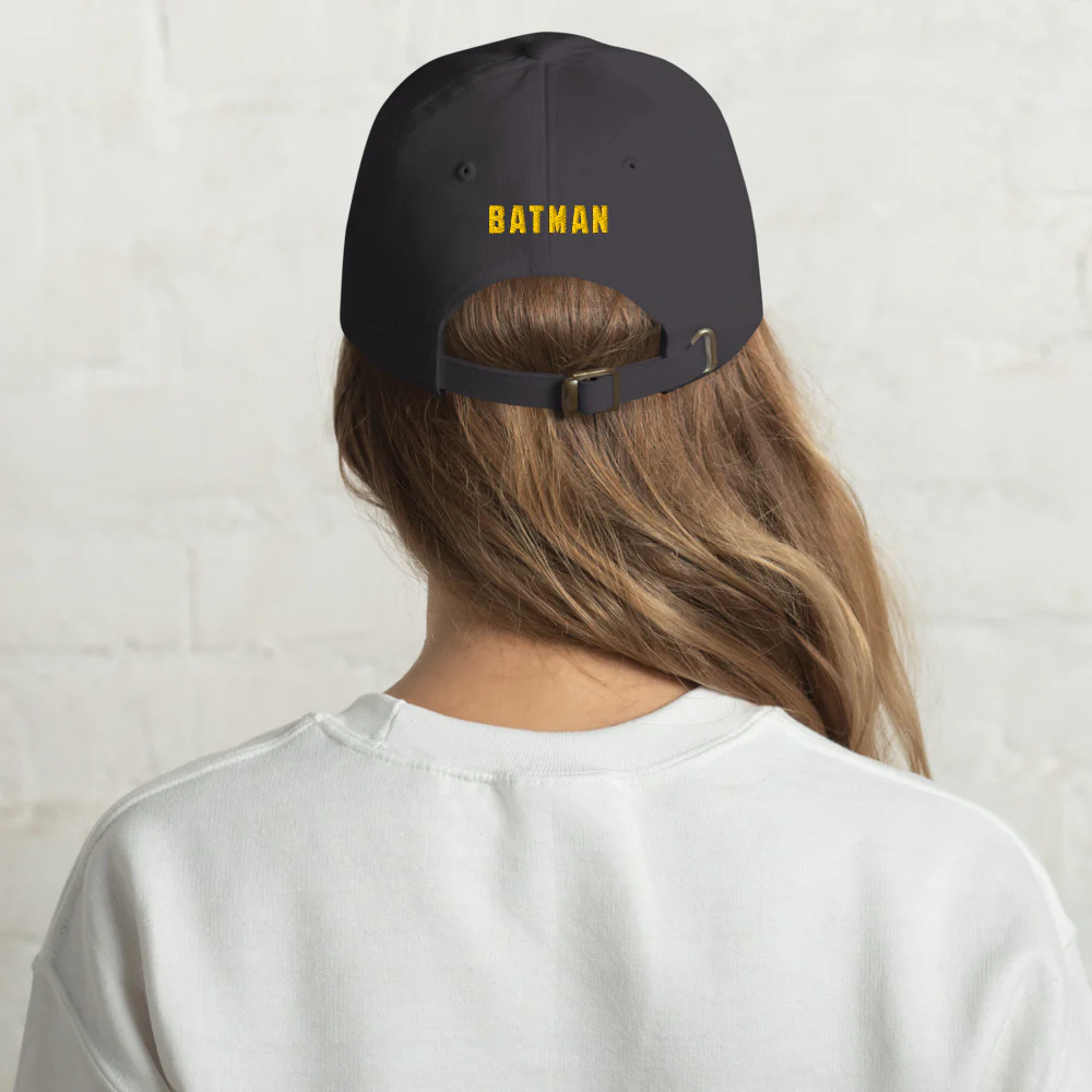 BATMAN (1989) Batman Logo Embroidered Dad Hat - Image 7