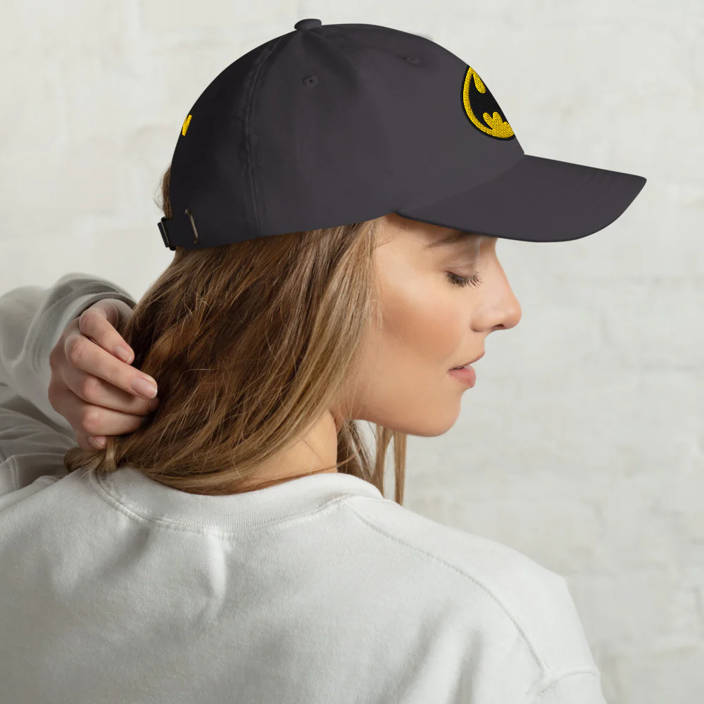 BATMAN (1989) Batman Logo Embroidered Dad Hat - Image 8