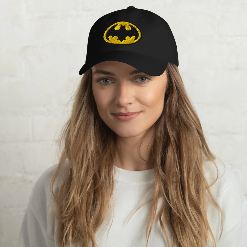BATMAN (1989) Batman Logo Embroidered Dad Hat - Image 9