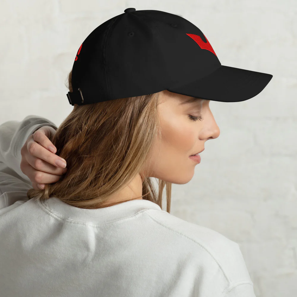 BATMAN BEYOND Batman Logo Embroidered Dad Hat - Image 5