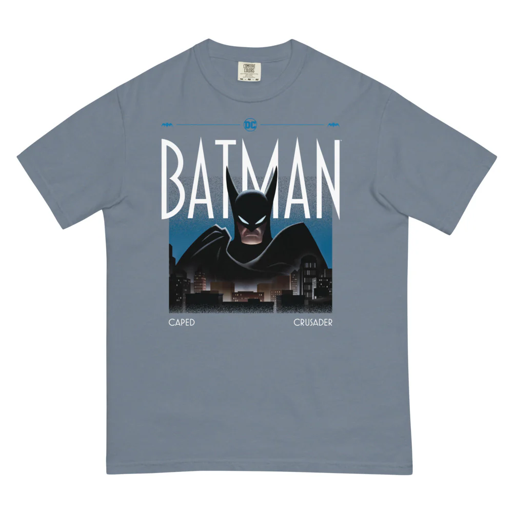 BATMAN: CAPED CRUSADER Knight Watch Comfort Colors T-shirt - Image 3