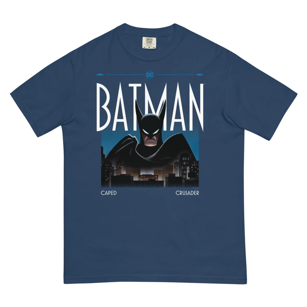 BATMAN: CAPED CRUSADER Knight Watch Comfort Colors T-shirt - Image 5