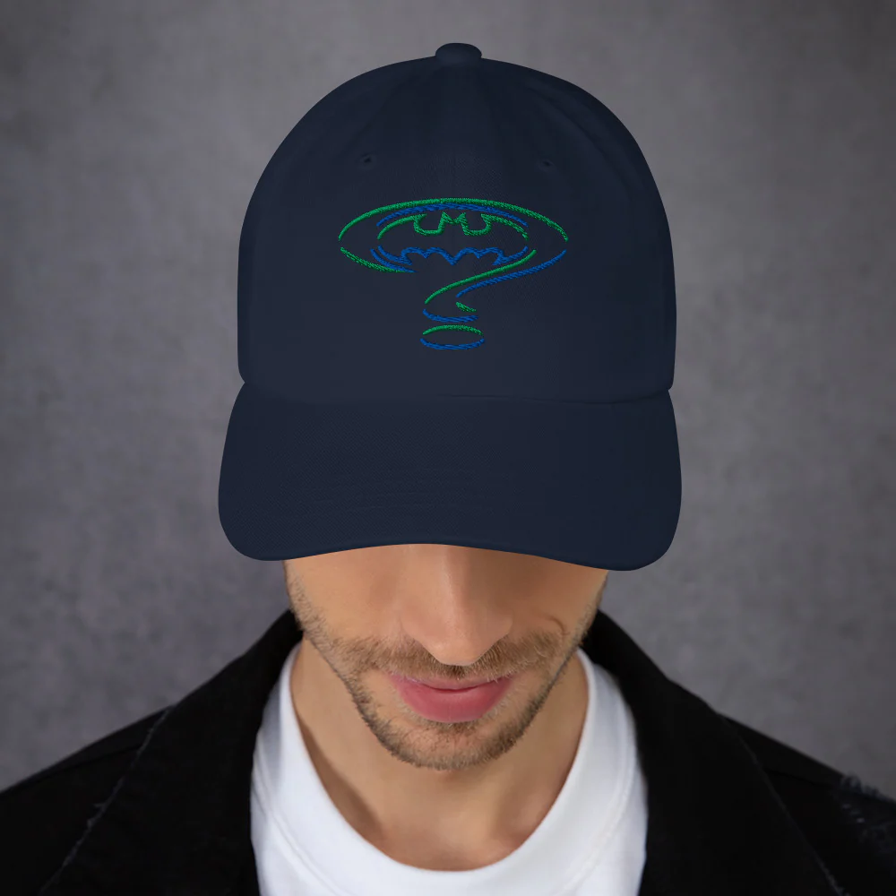 BATMAN FOREVER Logo Embroidered Dad Hat - Image 13