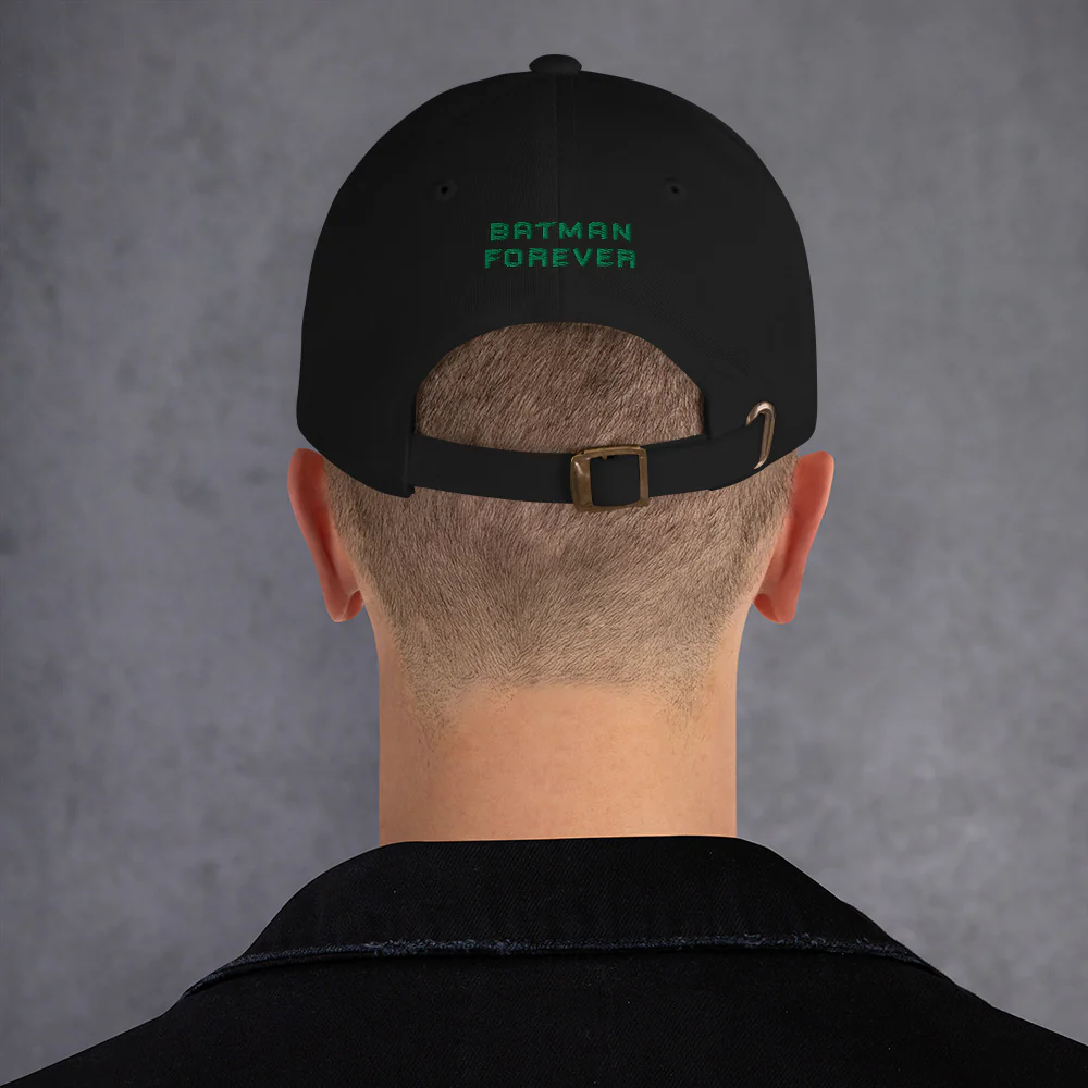BATMAN FOREVER Logo Embroidered Dad Hat - Image 7