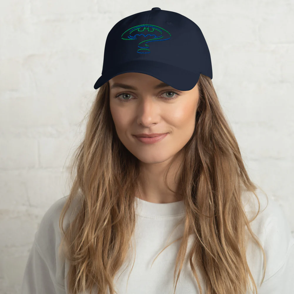 BATMAN FOREVER Logo Embroidered Dad Hat - Image 9