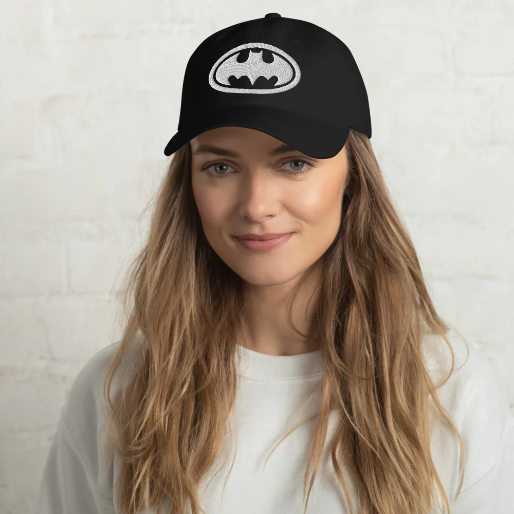 BATMAN RETURNS Logo Embroidered Dad Hat - Image 4