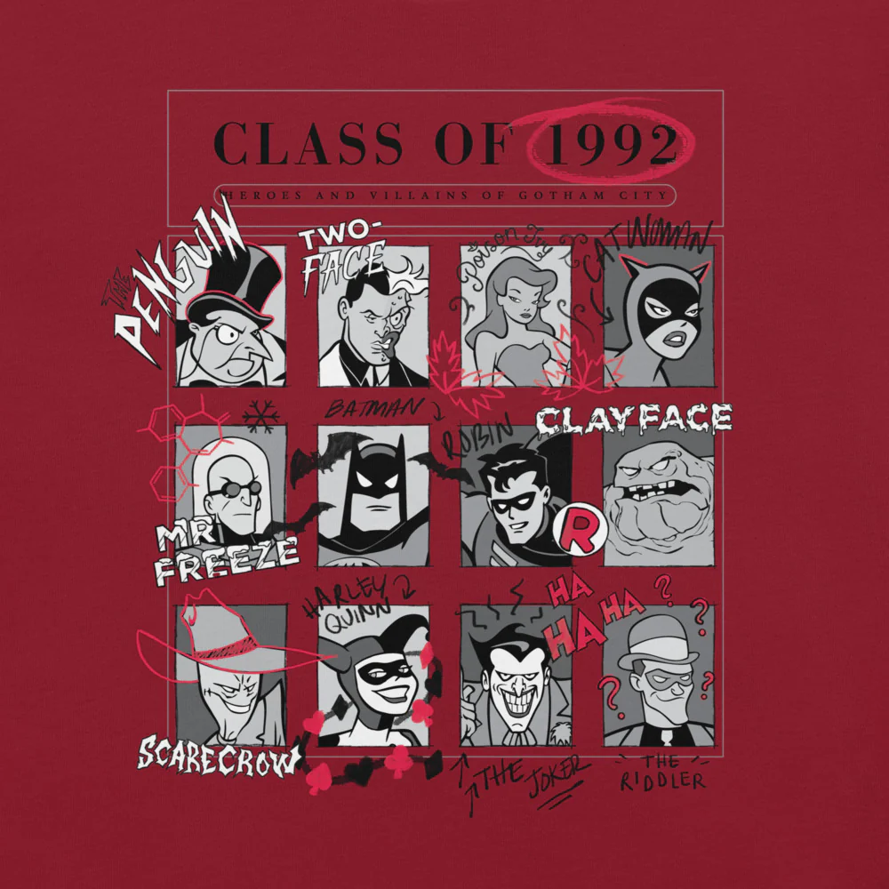 BATMAN: THE ANIMATED SERIES Class of 1992 T-shirt - Image 6
