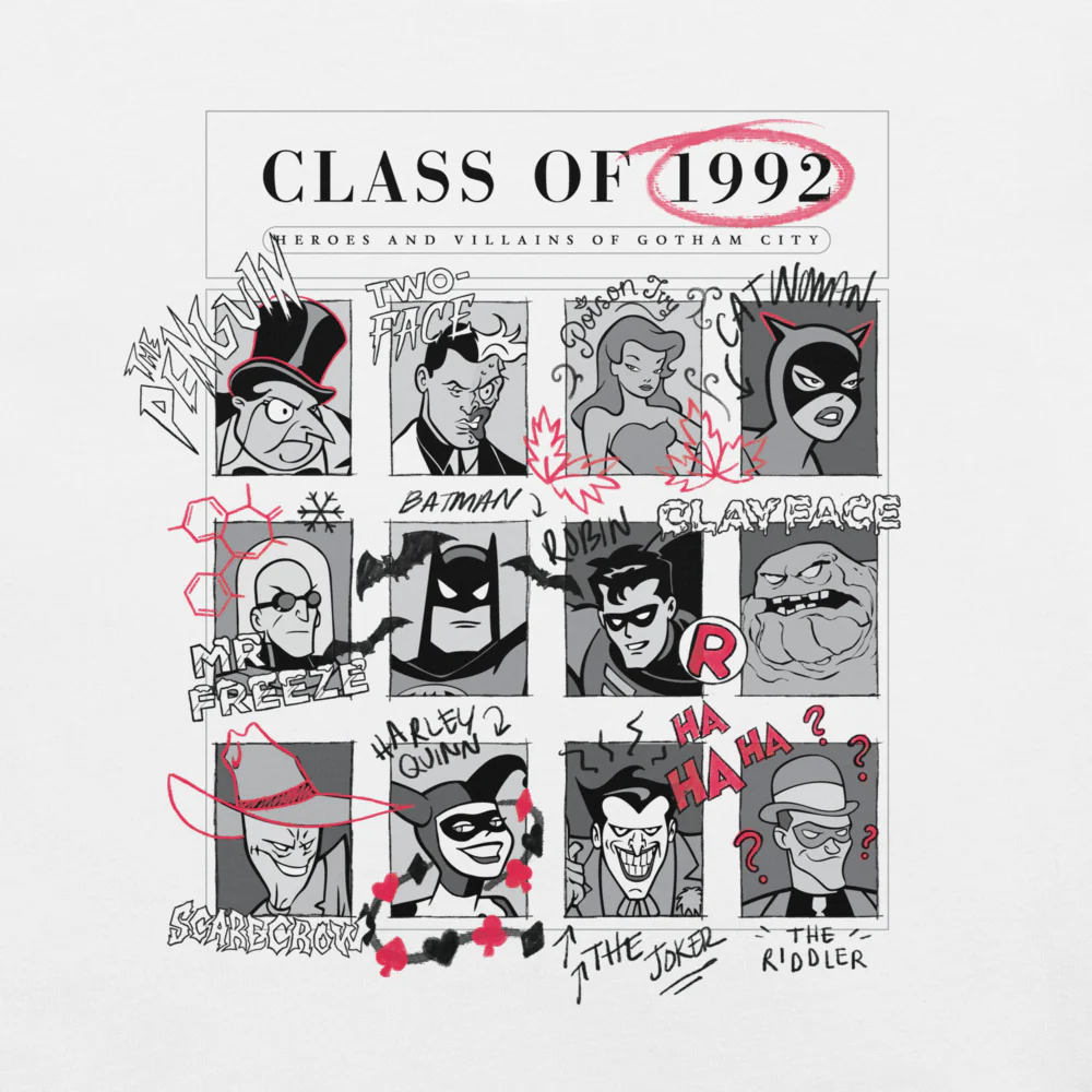 BATMAN: THE ANIMATED SERIES Class of 1992 T-shirt - Image 8