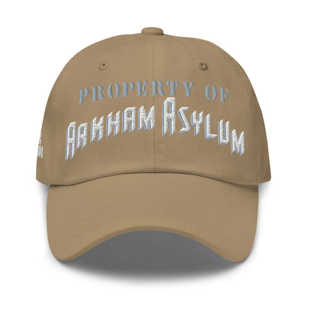 BATMAN: THE ANIMATED SERIES Property of Arkham Asylum Embroidered Dad Hat - Image 13