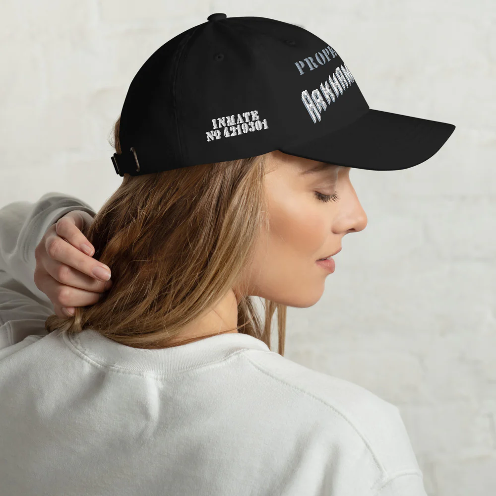 BATMAN: THE ANIMATED SERIES Property of Arkham Asylum Embroidered Dad Hat - Image 6