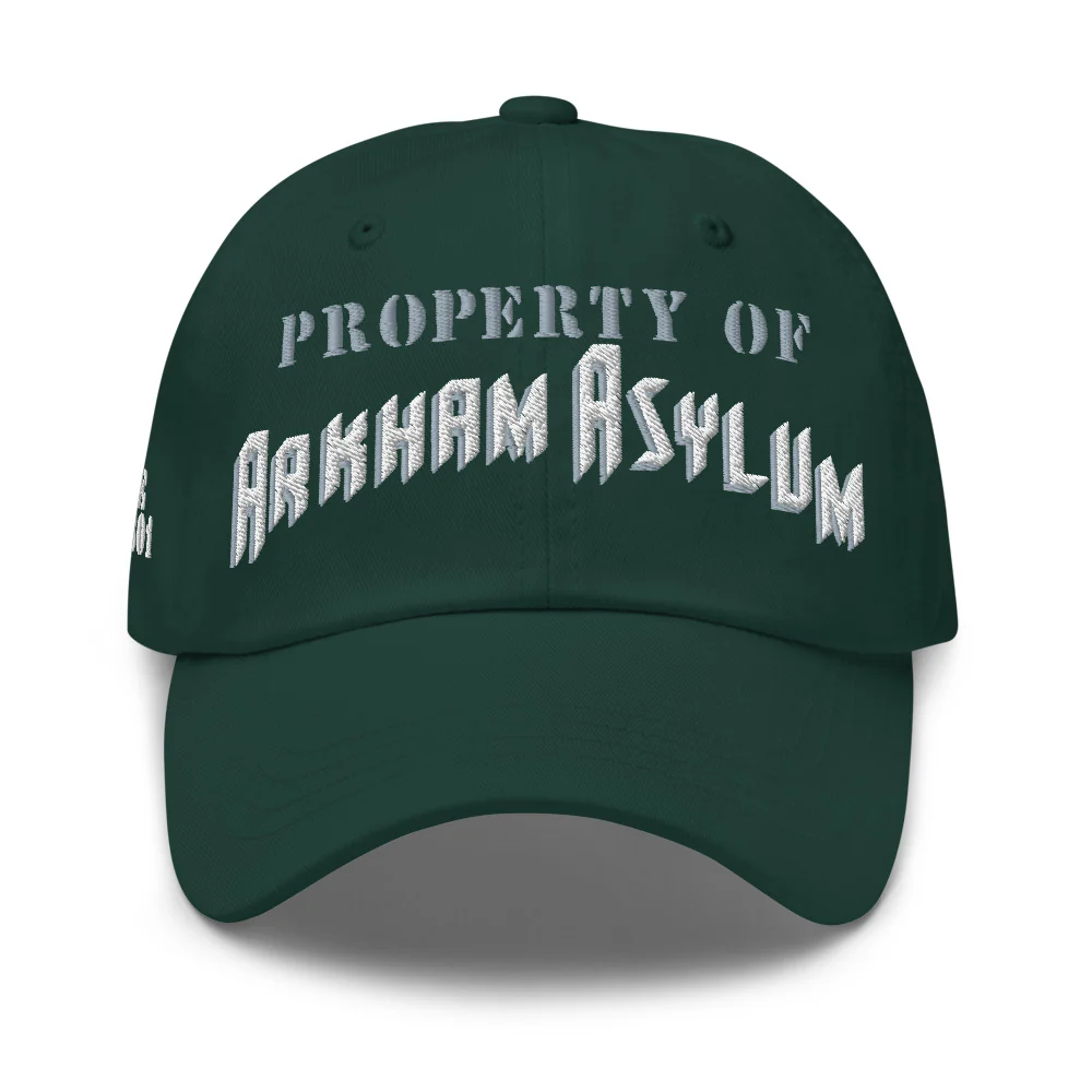 BATMAN: THE ANIMATED SERIES Property of Arkham Asylum Embroidered Dad Hat - Image 7