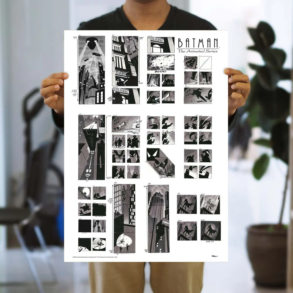 BATMAN: THE ANIMATED SERIES Title Sequence Storyboard MightyPrint™ Wall Art - Image 3