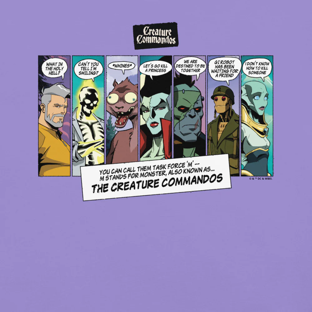 CREATURE COMMANDOS Panels Comfort Colors T-shirt - Image 10