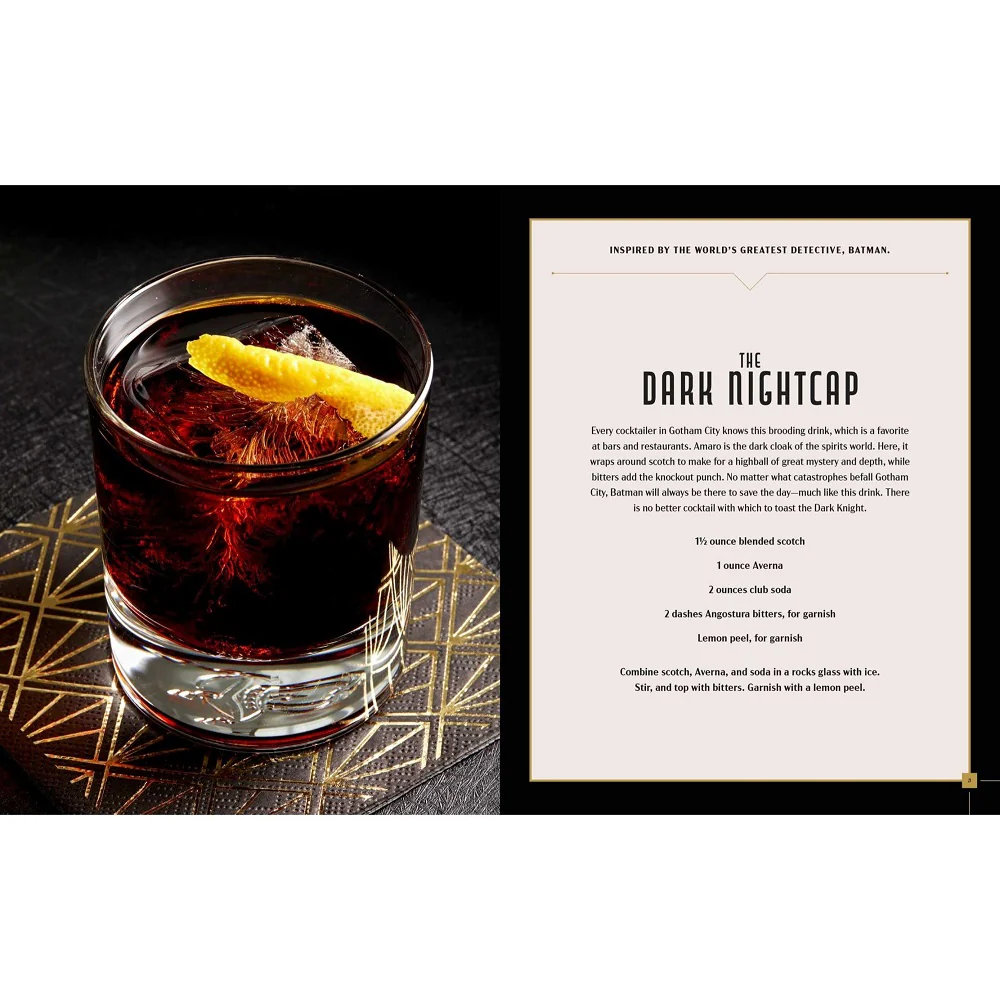 Gotham City Cocktails: Official Handcrafted Food & Drinks from the World of Batman - Image 3