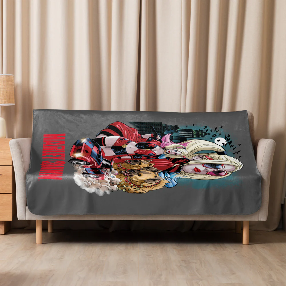 HARLEY QUINN Top Billing Sherpa Blanket - Image 3