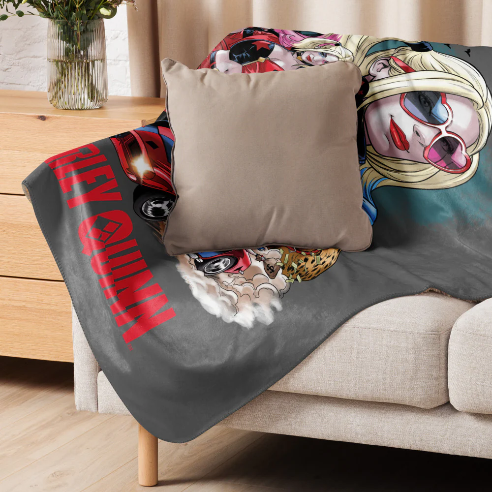 HARLEY QUINN Top Billing Sherpa Blanket - Image 7