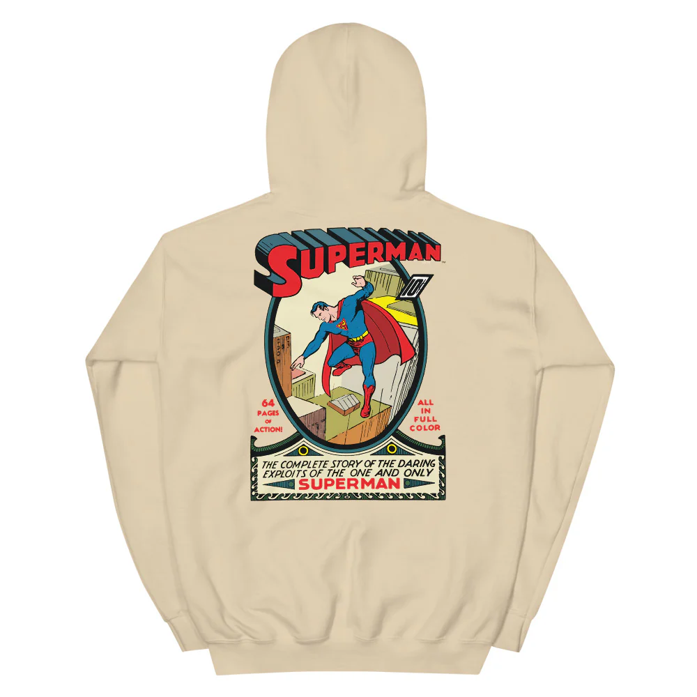 SUPERMAN #1 Embroidered Hoodie - Image 13