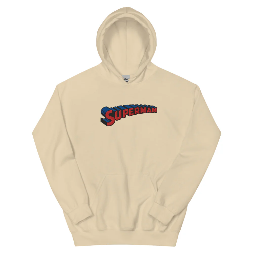 SUPERMAN #1 Embroidered Hoodie - Image 14