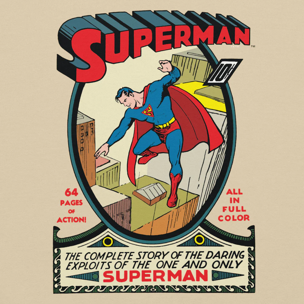 SUPERMAN #1 Embroidered Hoodie - Image 15