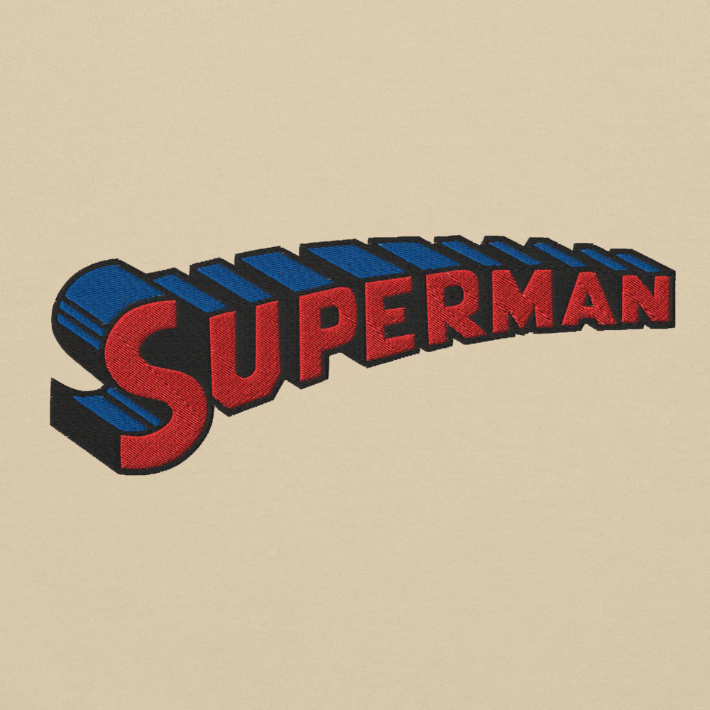 SUPERMAN #1 Embroidered Hoodie - Image 16