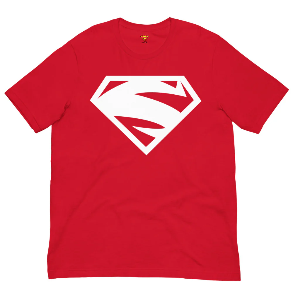 SUPERMAN Blue/Red Logo T-shirt - Image 3