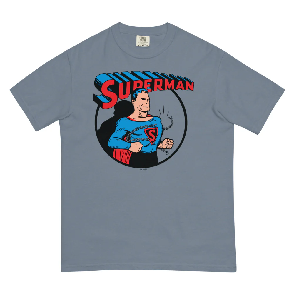 SUPERMAN Breaking Chains Comfort Colors T-shirt - Image 5