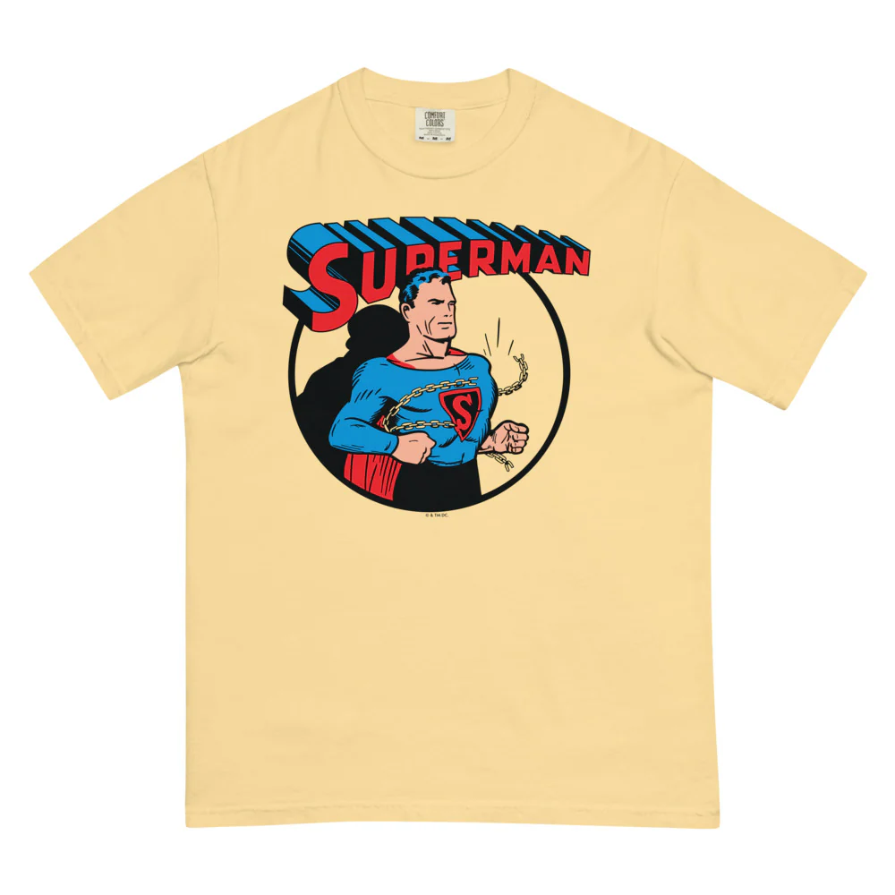 SUPERMAN Breaking Chains Comfort Colors T-shirt - Image 7