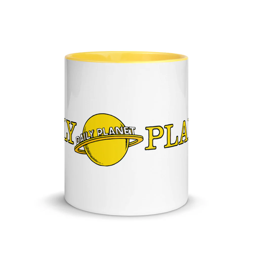 SUPERMAN Daily Planet Logo Two-tone Mug - Image 3