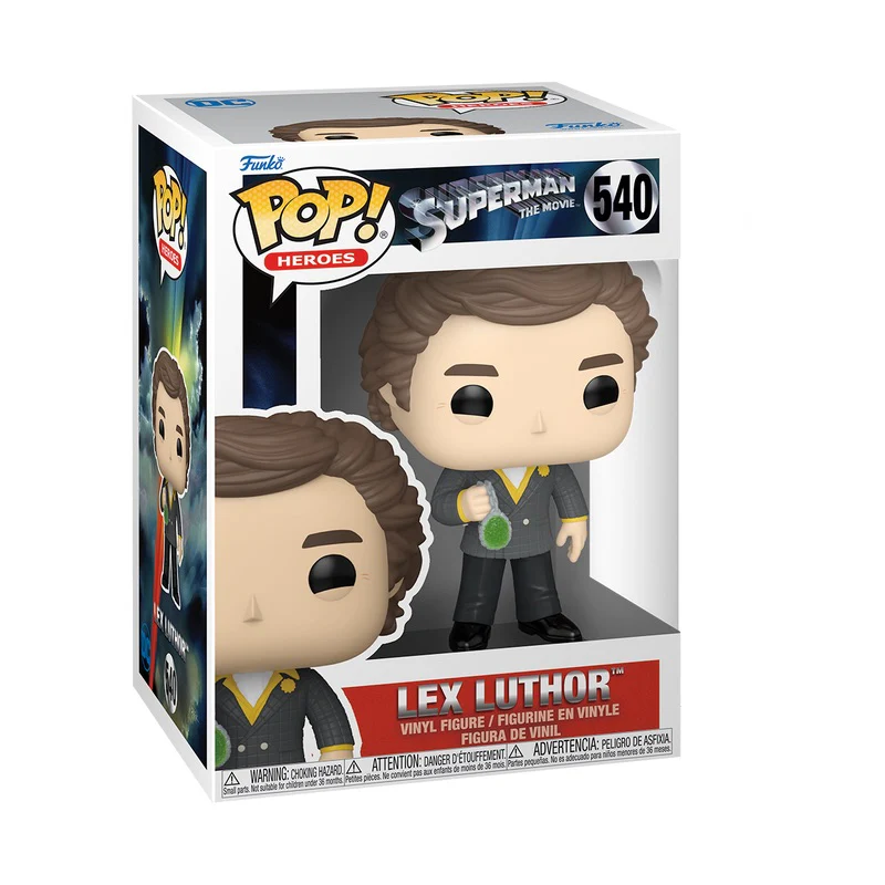 SUPERMAN: THE MOVIE Lex Luthor Funko Pop! Heroes Vinyl Figure with Chance of Chase - Image 3