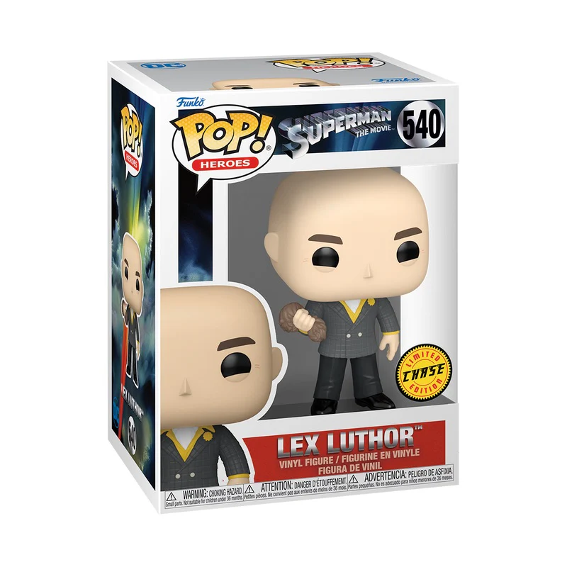 SUPERMAN: THE MOVIE Lex Luthor Funko Pop! Heroes Vinyl Figure with Chance of Chase - Image 4