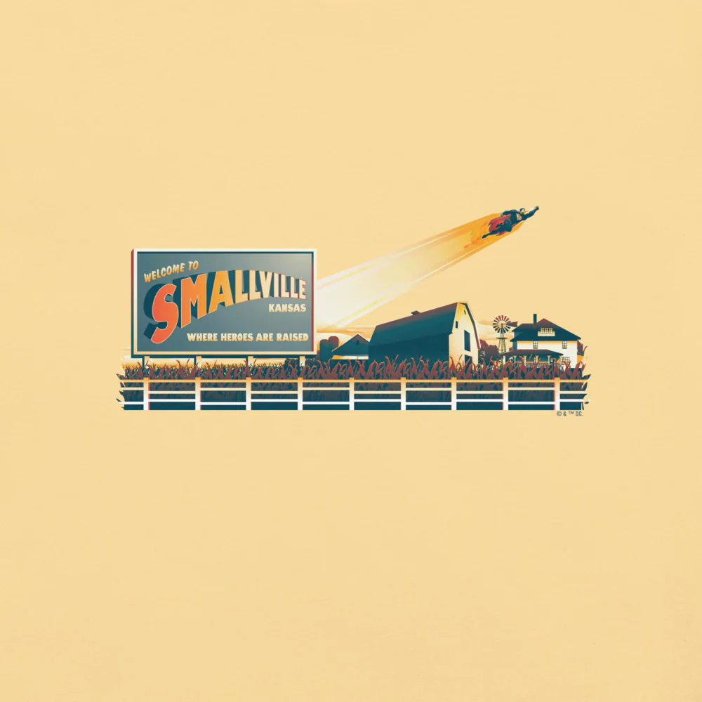 SUPERMAN Welcome to Smallville Comfort Colors T-shirt - Image 12