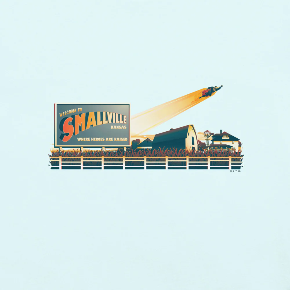 SUPERMAN Welcome to Smallville Comfort Colors T-shirt - Image 16