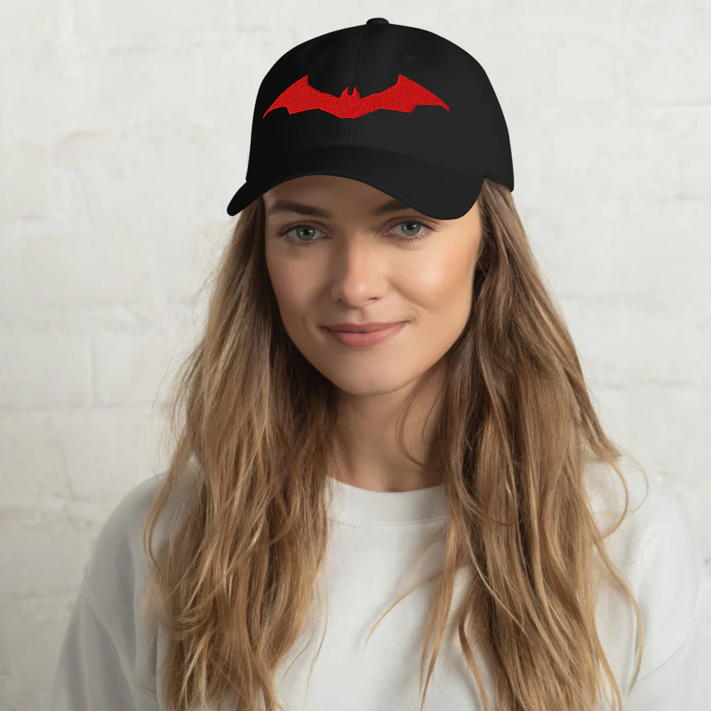 THE BATMAN Bat Logo Embroidered Dad Hat - Image 3