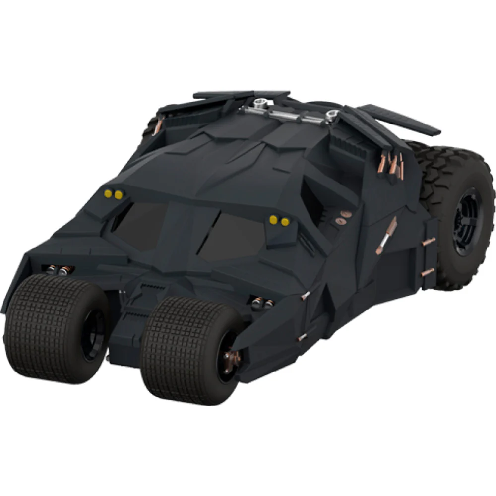 THE DARK KNIGHT TRILOGY Batmobile Tumbler Super Cyborg Collectible Figure - Image 8