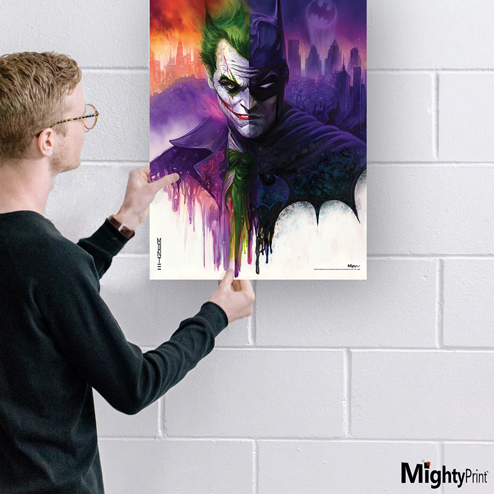 THE JOKER & BATMAN Two of a Kind by Monte Moore MightyPrint™ Wall Art - Image 3