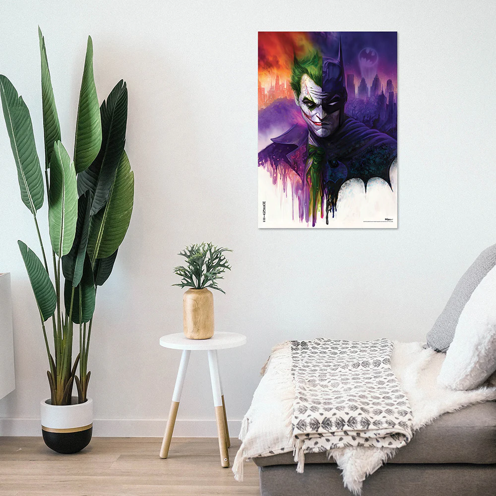 THE JOKER & BATMAN Two of a Kind by Monte Moore MightyPrint™ Wall Art - Image 4