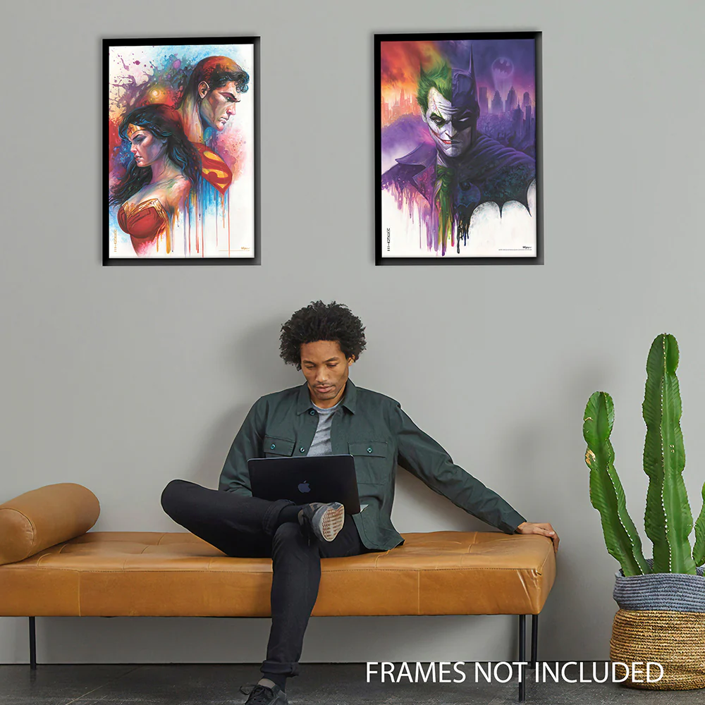 THE JOKER & BATMAN Two of a Kind by Monte Moore MightyPrint™ Wall Art - Image 5