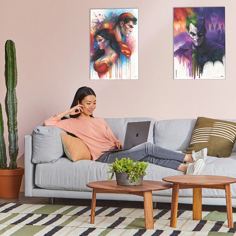 THE JOKER & BATMAN Two of a Kind by Monte Moore MightyPrint™ Wall Art - Image 6