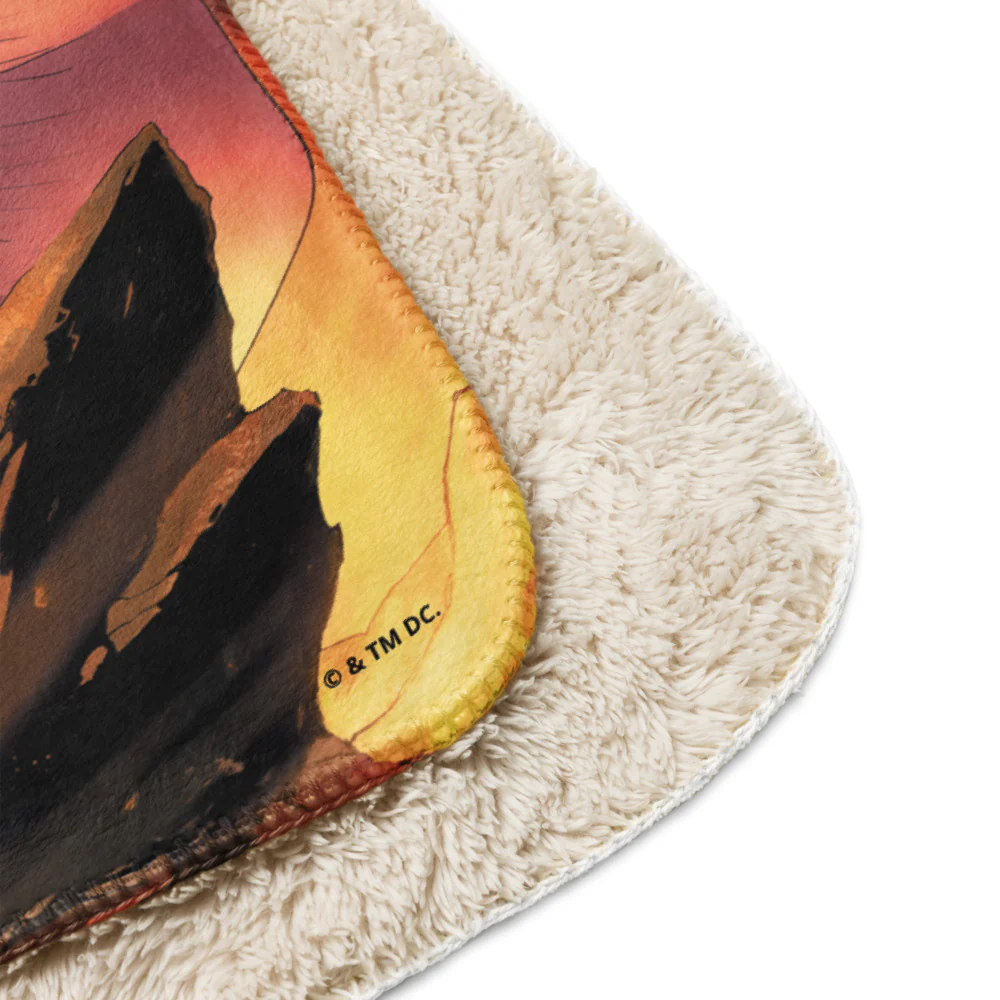 WONDER WOMAN Lasso & Shield Sherpa Blanket - Image 3