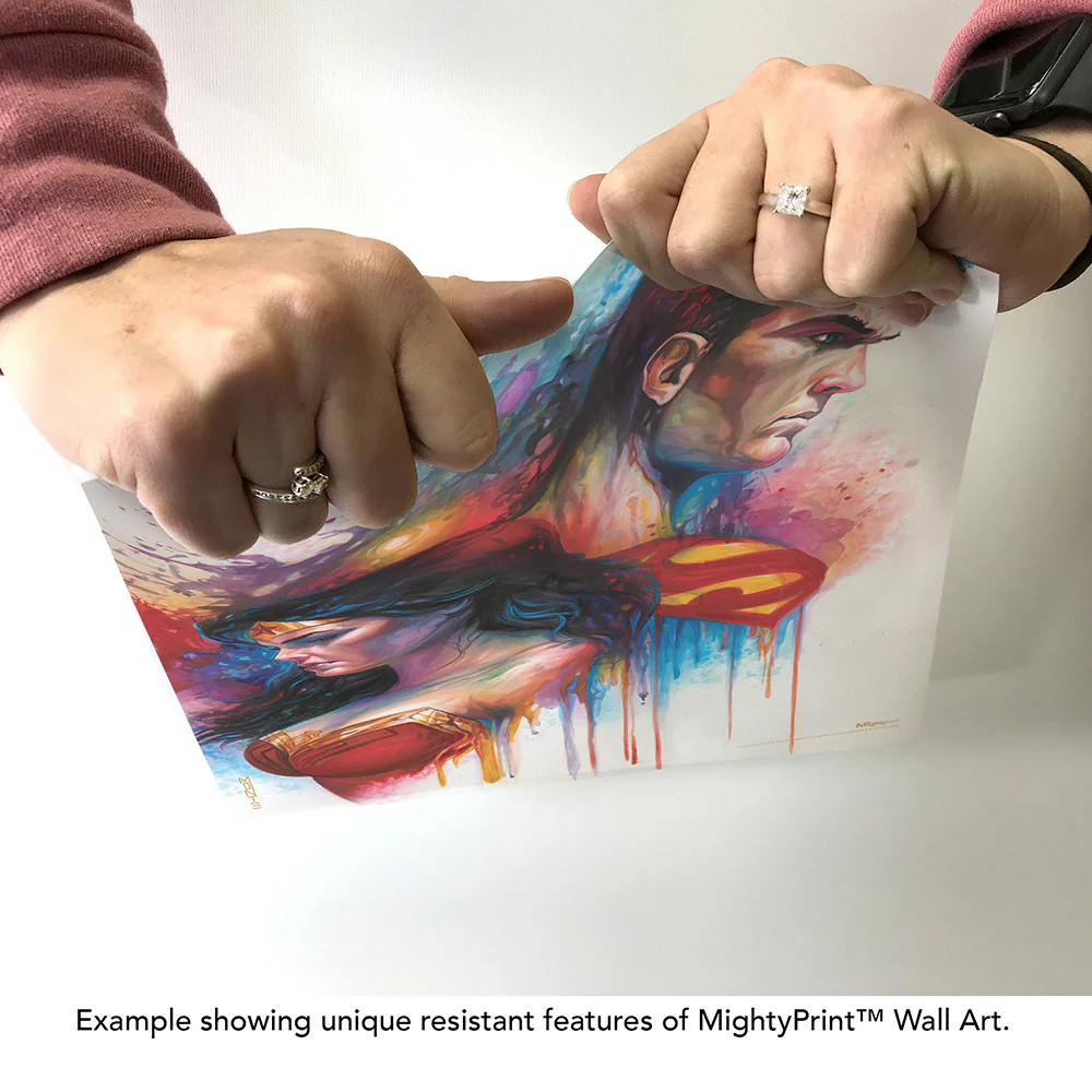WONDER WOMAN & SUPERMAN The Brave by Monte Moore MightyPrint™ Wall Art - Image 7